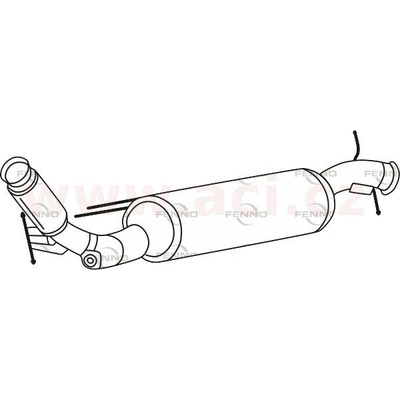 Filtr pevných částic FENNOsteel Euro 6 (Kordierit) ACI V P8811DPF