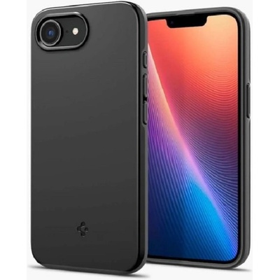 Spigen Калъф Spigen - Thin Fit, iPhone 16e, MagSafe, черен (8809971239653)