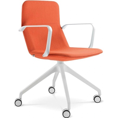 LD SEATING Konferenčná stolička FLEXI LIGHT CHL BR F95-WH