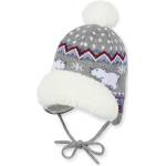 Sterntaler Зимна плетена бебешка шапка Sterntaler - Мечета, 47 сm, 9-12 м (4701530-542) - ozone