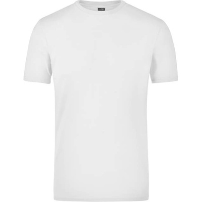 James & Nicholson JN 55 pánske elastické tričko white