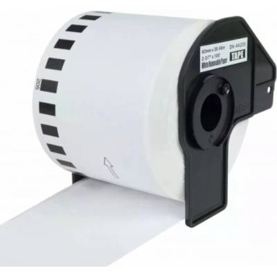 Páska do tiskárny PrintLine za Brother HSe-241 Páska do tiskárny, pro tiskárny štítků, kompatibilní s Brother HSe-241, pro Brother P-touch E300, E550, E550WVP, H300, 18mm, černý tisk, bílý podklad PLT