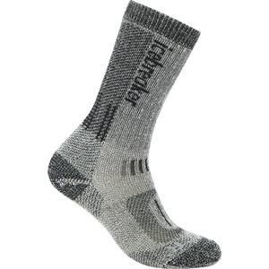 Icebreaker Дамски туристически чорапи Icebreaker Women's Merino Hike+ Mountaineer Mid Calf Walking socks - Jet Heather / Black - размер 35-37 (EU) (207-0886-0111)