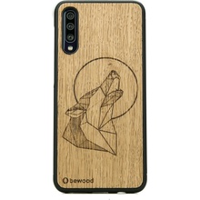 Púzdro Bewood Drevené Samsung Galaxy A70 Vlk Dub