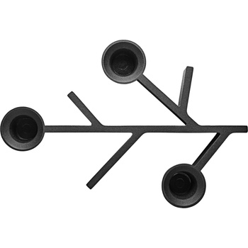 Eva Solo Twig Свещник, 20 см, черен (567321)