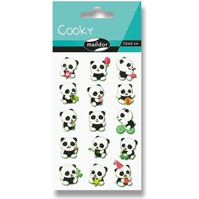 Maildor Samolepky 3D Cooky Panda