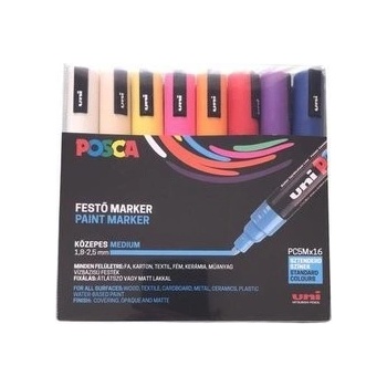 Posca PC-5M mix farieb 16 ks
