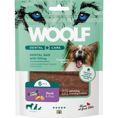 Dental Care WOOLF Bar with Duck&Pear 108g/6ks