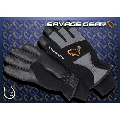 SAVAGE GEAR Rybářské rukavice Thermo Pro Glovw Grey/Black