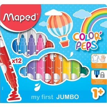 Maped Флумастери MAPED Color Peps Early Age 12 цв