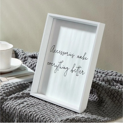 Eglo | Eglo 423016 - Fotorámček RENABIE 20x25 cm biela | EG423016