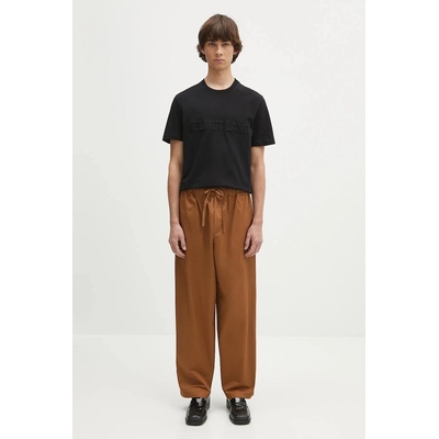 Памучна тениска Helmut Lang EMBOSSED. TEE. ROUNDED (P01HM508)