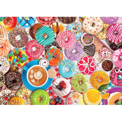 EUROGRAPHICS - Puzzle Donut Party - 1 000 piese