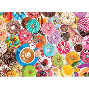 EUROGRAPHICS - Puzzle Donut Party - 1 000 piese