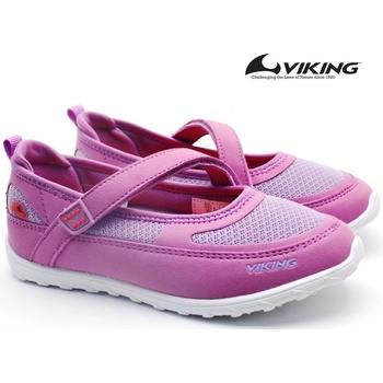 Viking dívčí baleríny 3-48780 6551 lavender/coral