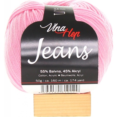 Vlna Hep Jeans světle růžová 8027