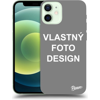 Púzdro Picasee silikónové Apple iPhone 12 mini Vlastný design/motiv čierne