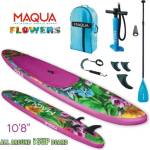 Maqua Надуваем стендъп падъл борд Maqua Flowers 10'8 (SUP00007)