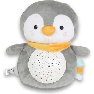Moni Нощна лампа и прожектор с бял шум Snuggly Penguin (111657)