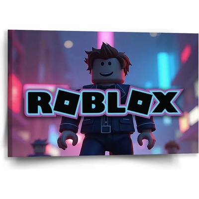 Sablio Obraz ROBLOX Neónové mesto - 60x40 cm