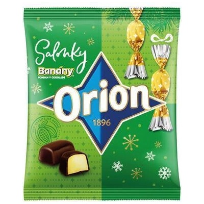 Orion Salóniky Banány v čokoláde 340 g