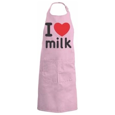 zástěra I Love milk
