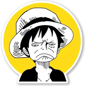 One Piece Samolepka Luffy Meme