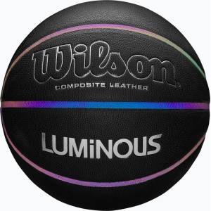 Wilson Luminous черен размер 7 баскетбол