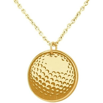 Eppi Stříbrný přívěsek míč s gravírem dle vaší volby Golf P46034