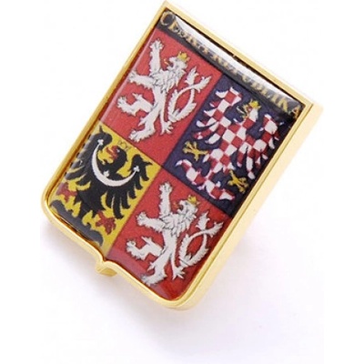 Odznak (pins) 20mm Český státní znak - barevný