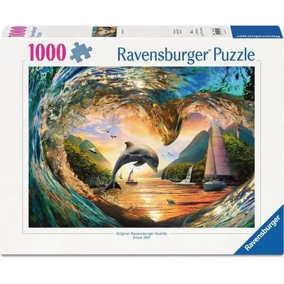 Ravensburger Srdce z mořských vln 1000 dielov