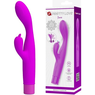 HIGH TECH Pretty love jene dual stimulation g-spot and clitoral vibrator purple