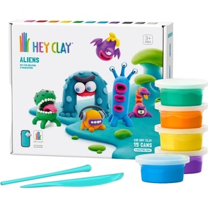 HEY CLAY Комплект за моделиране с глина Hey Clay - Извънземни (15019) - ozone