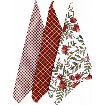 Forbyt Gardena 45x70 cm 3 ks bordó