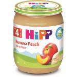 HiPP Био Пюре HiPP Праскови и банани 125 гр. - 4+ месеца