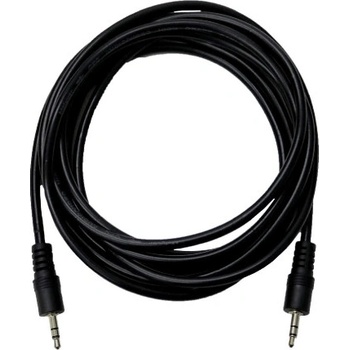 MBX Кабел mbx aux 3.5 мм жак към 3.5 мм жак, 3 м, черен (15611)