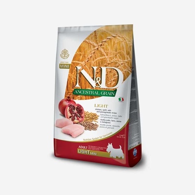 N&D Dog LG Light Adult Mini Chicken,Spelt,Oats&Pomegranate 2,5 kg