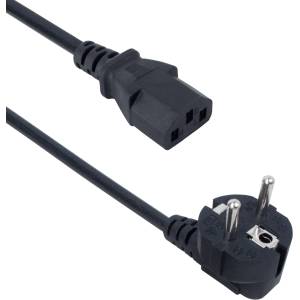 DeTech Захранващ кабел DeTech За компютър 3m CEE 7/7 - IEC C13 (18318)