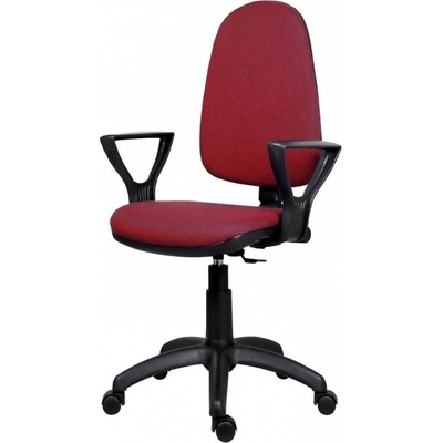 Antares Работен стол Antares MEGANE LX, до 120кг, дамаска, газов механизъм, коригиране на височината и дълбочината, лумбална опора, бордо/черен (MEGANE-LX-C29)