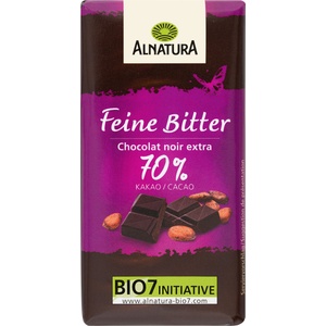 Alnatura Био мини шоколадчета фин черен шоколад - 12, 50 г