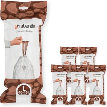 Brabantia Торби за боклук L PERFECTFIT 40-45 л, 120 бр. , Brabantia (BRAB138669)