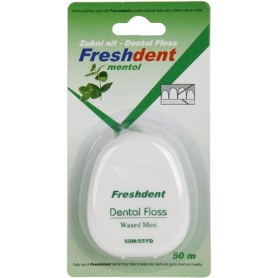 Freshdent Nit zubní mentol 50 m