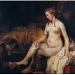 Grafika Art Puzzle - Puzzle Rembrandt - Bathsheba at Her Bath, 1654 1000 - 1 000 piese