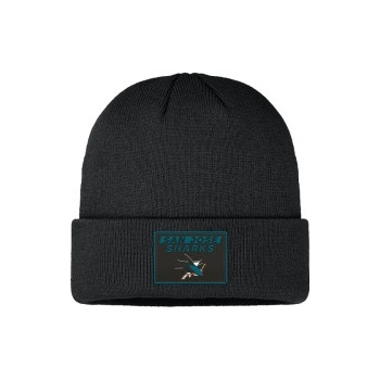 Fanatics NHL San Jose Sharks Authentic Pro Rink beanie černá