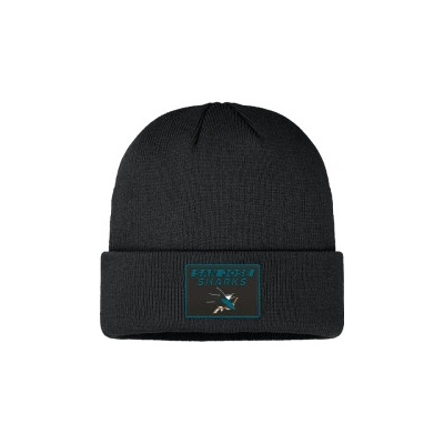 Fanatics NHL San Jose Sharks Authentic Pro Rink beanie černá