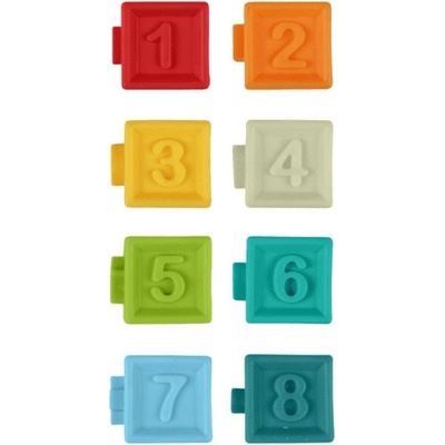 HUANGER měkké senzorické kostky 8 ks