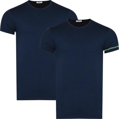 Bikkembergs pánske tričko 2-pack námornícka modrá