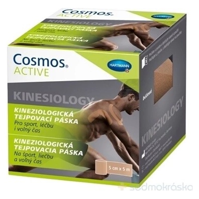 Cosmos Active Kineziologická Tejpovacia Páska béžová (5cm x 5m) 1x1 ks
