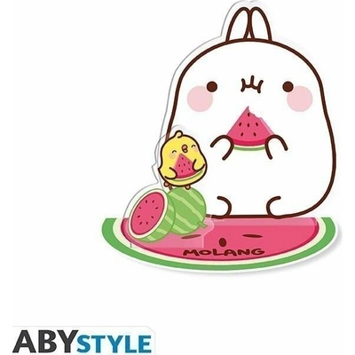 Molang 2D akrylová figurka - Molang and watermelon