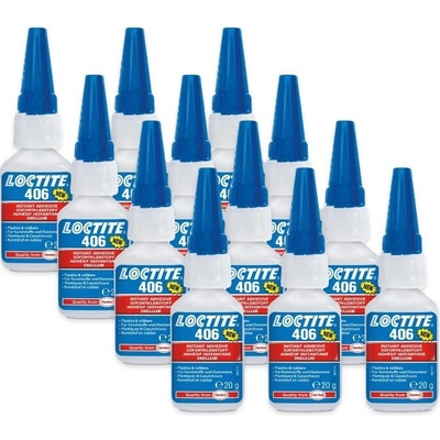 Loctite 406 sekundové lepidlo 20 g 12 ks